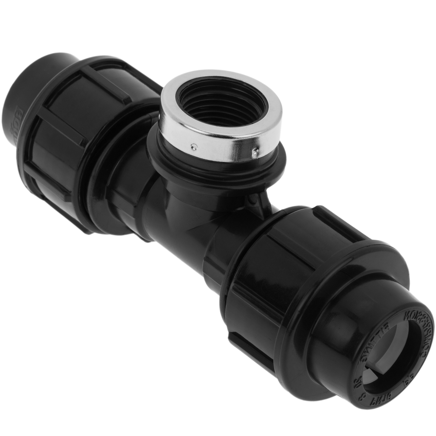 Pack De 5 Unidades Conexión T Con Rosca Hembra De Polietileno 20 Mm X 1/2“ Para Sistema De Riego_4