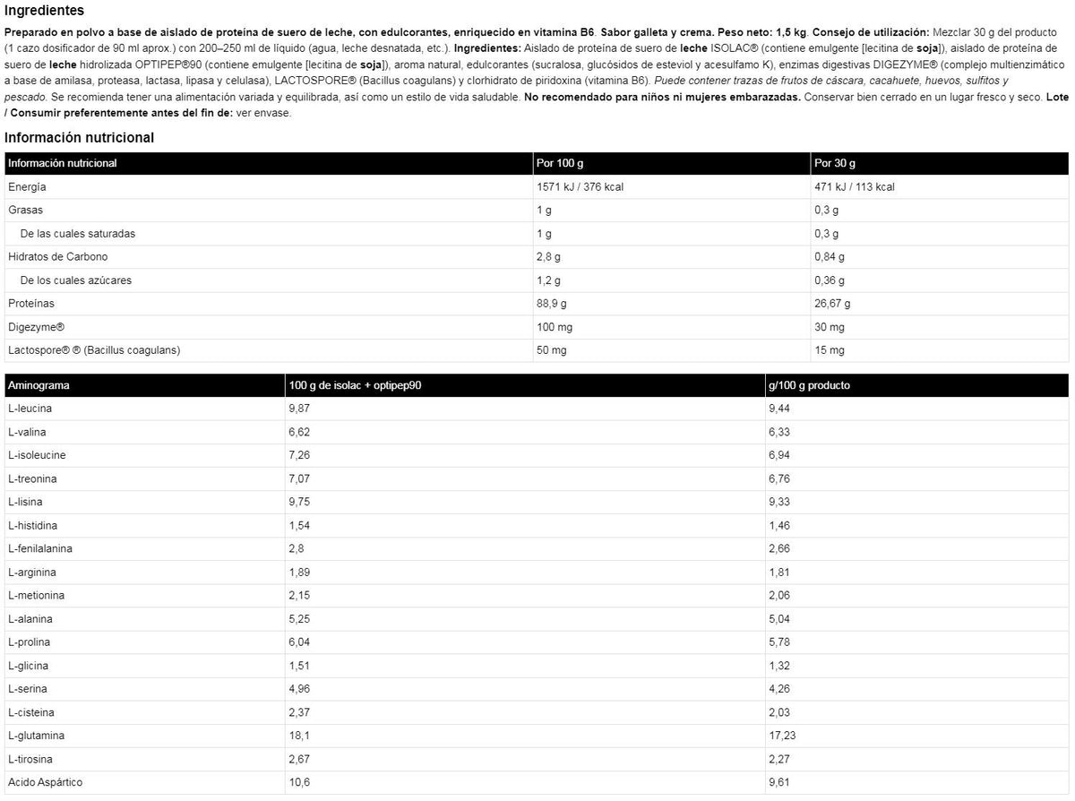 Isoluxe Cfm - 1,5kg - Chocolate Intenso - Proteína De Aislado De Suero Isolate - Io.genix_5
