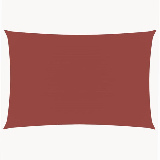 Vidaxl Toldo De Vela Rectangular Tela Oxford Terracota 3x6 M_0