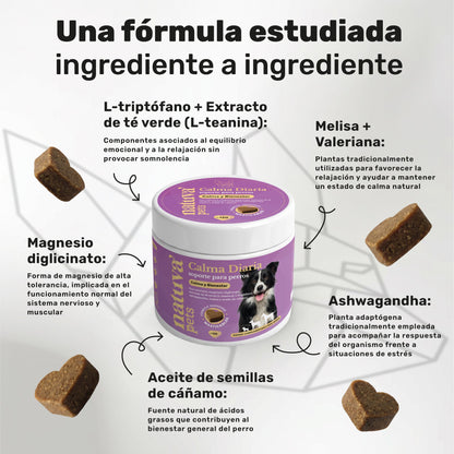 Pack Condroprotector + Calmante Para Perros. Movilidad Y Calma. Suplementos Mascotas. 240 Masticables. Natuva Pets_3