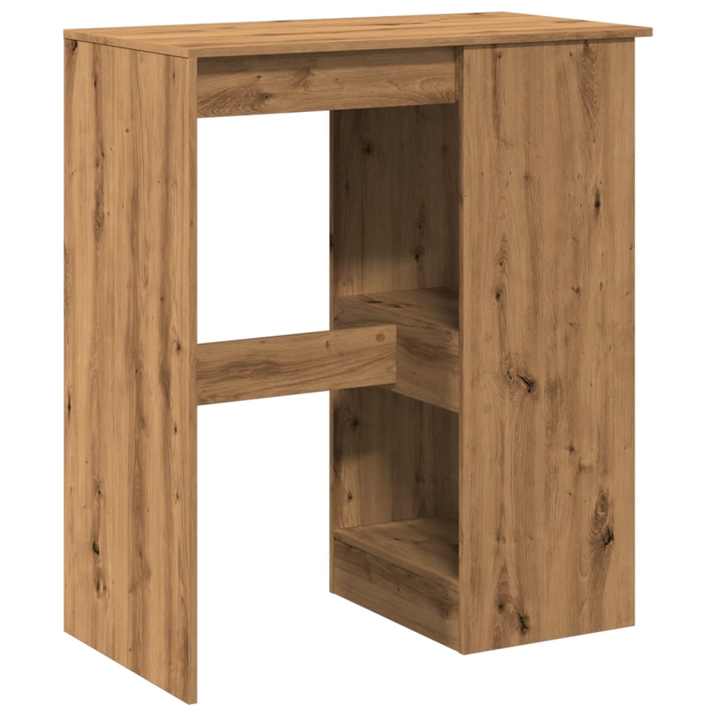 Mesa Alta Con Estantes Madera Roble Artisian 90x47,5x103,5 Cm_4