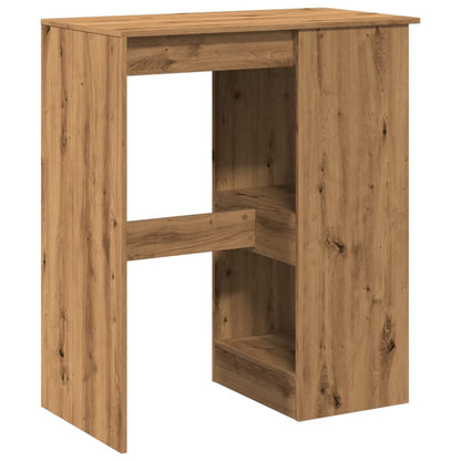 Mesa Alta Con Estantes Madera Roble Artisian 90x47,5x103,5 Cm_4