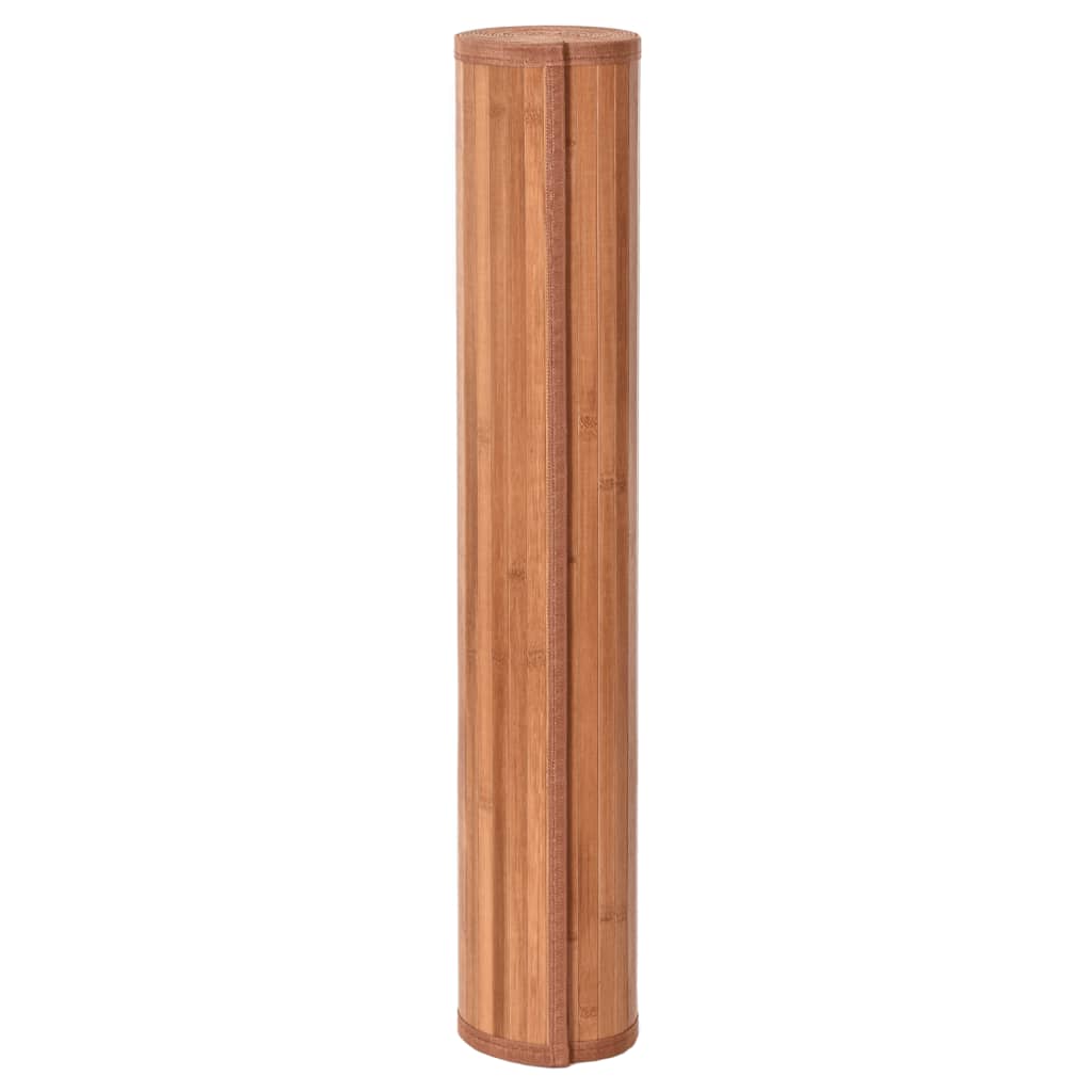 Alfombra Rectangular Bambú Marrón 100x400 Cm / Vetonek_3