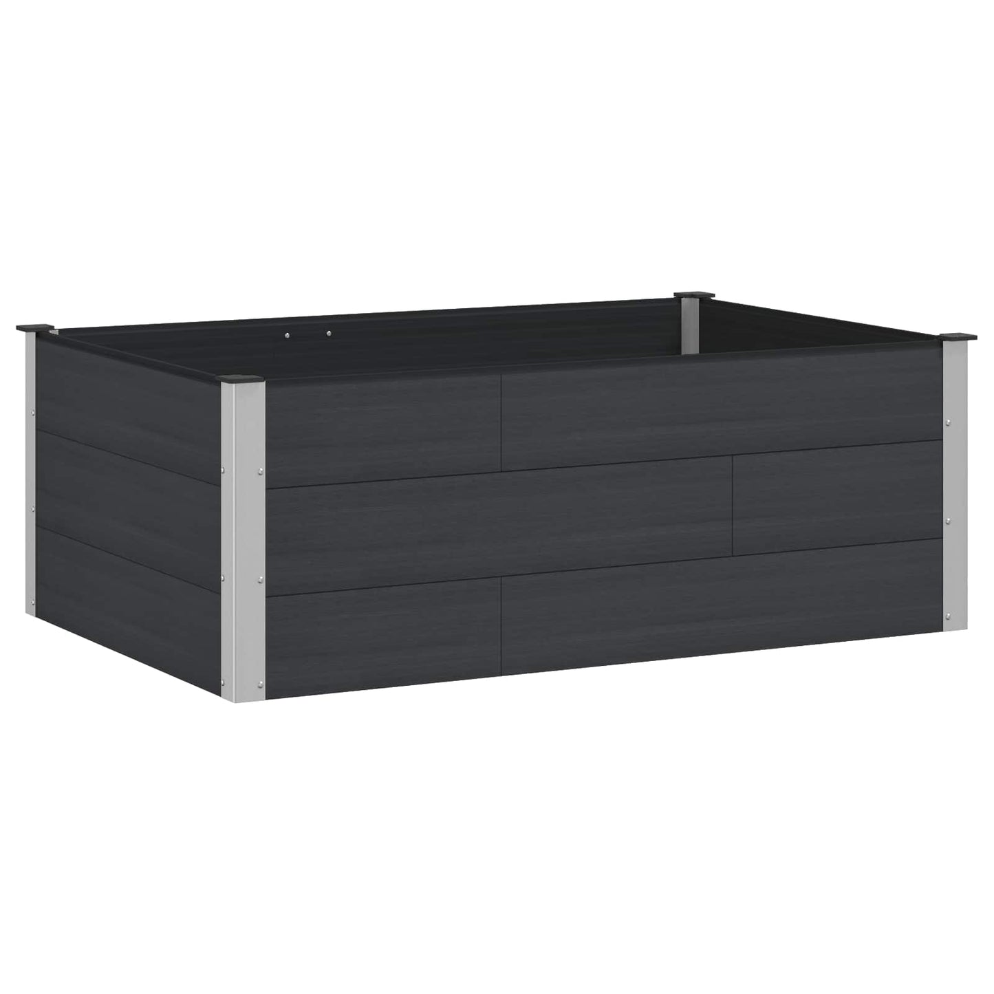 Arriate Elevado Negro 150 X 100 X 54 Cm_0