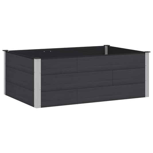 Arriate Elevado Negro 150 X 100 X 54 Cm_0