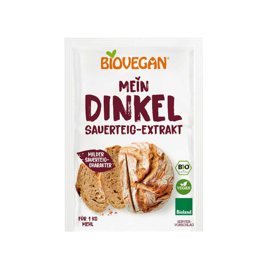 Masa madre (fermento) espelta BIO Biovegan sobre de 30 g