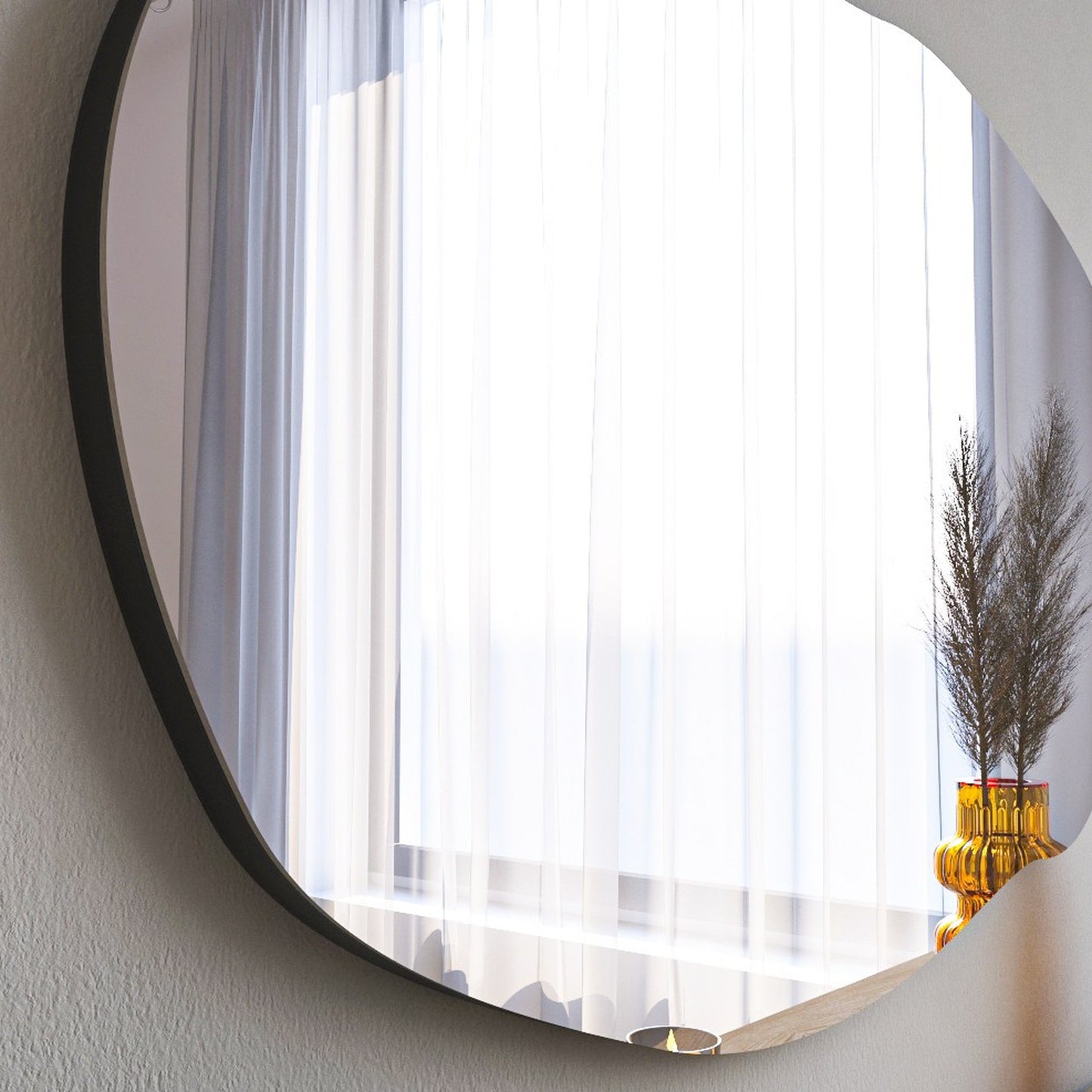 Espejo Decorativo De Baño Con Forma Asimétrica_3