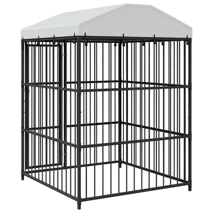 Perrera De Exterior Con Techo 150x150x210 Cm_5