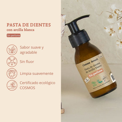 Pasta De Dientes De Arcilla Blanca - Sin Fragrancia_5