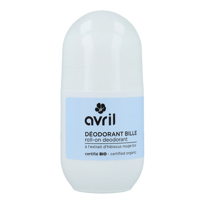 Desodorante orgánico roll-on, Avril, 50 ml