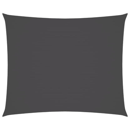 Vidaxl Toldo De Vela Rectangular Tela Oxford Gris Antracita 4x6 M_0