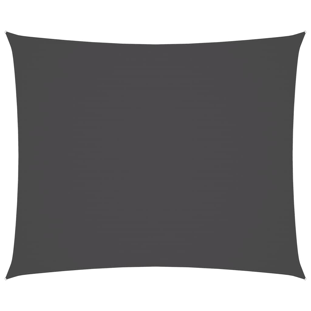 Vidaxl Toldo De Vela Rectangular Tela Oxford Gris Antracita 2x3 M_0