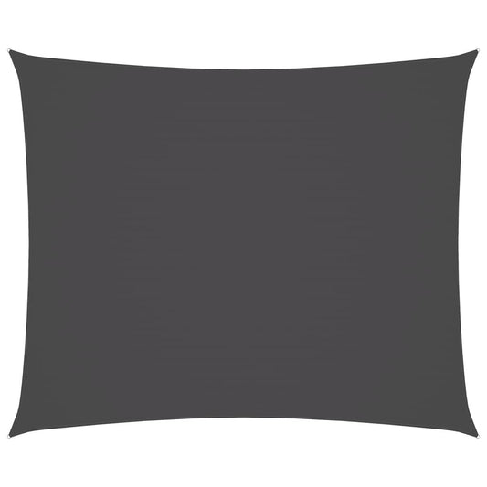 Vidaxl Toldo De Vela Rectangular Tela Oxford Gris Antracita 2x3 M_0