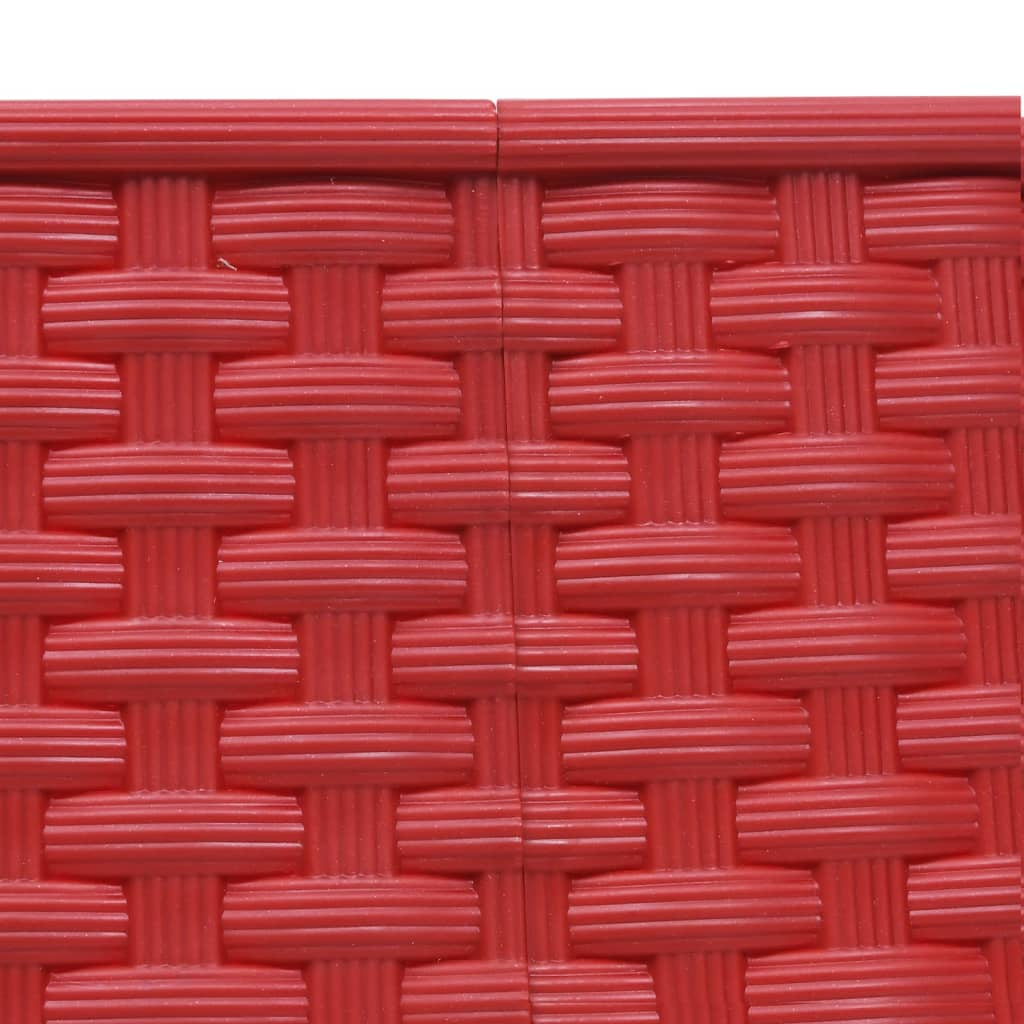 Vidaxl Falda Del Árbol De Navidad Roja Ø65x19,5 Cm_4