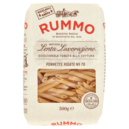 Pasta Pennette Rigate Nº70, 500g