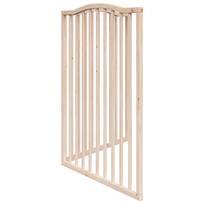 Vidaxl Puerta Para Perros Plegable 2 Paneles Madera De Álamo 160 Cm_4
