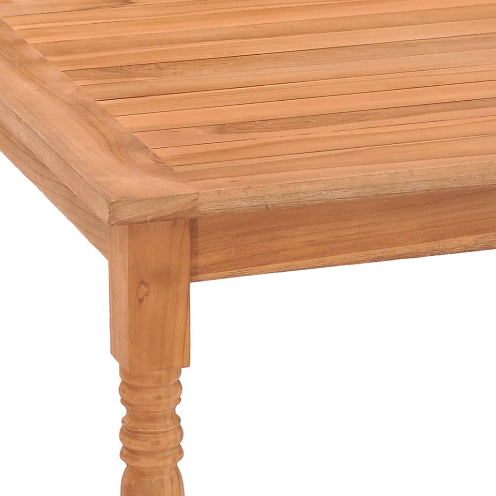 Mesa Batavia De Madera Maciza De Teca 85x85x75 Cm_3