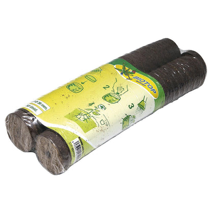 Pastillas de turba prensada para semillero pack 50 unidades