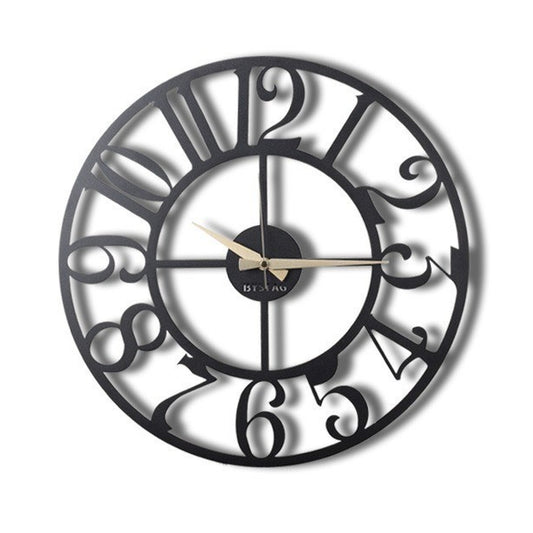 Reloj De Pared Metal Estilo Sencillo 50x50_0