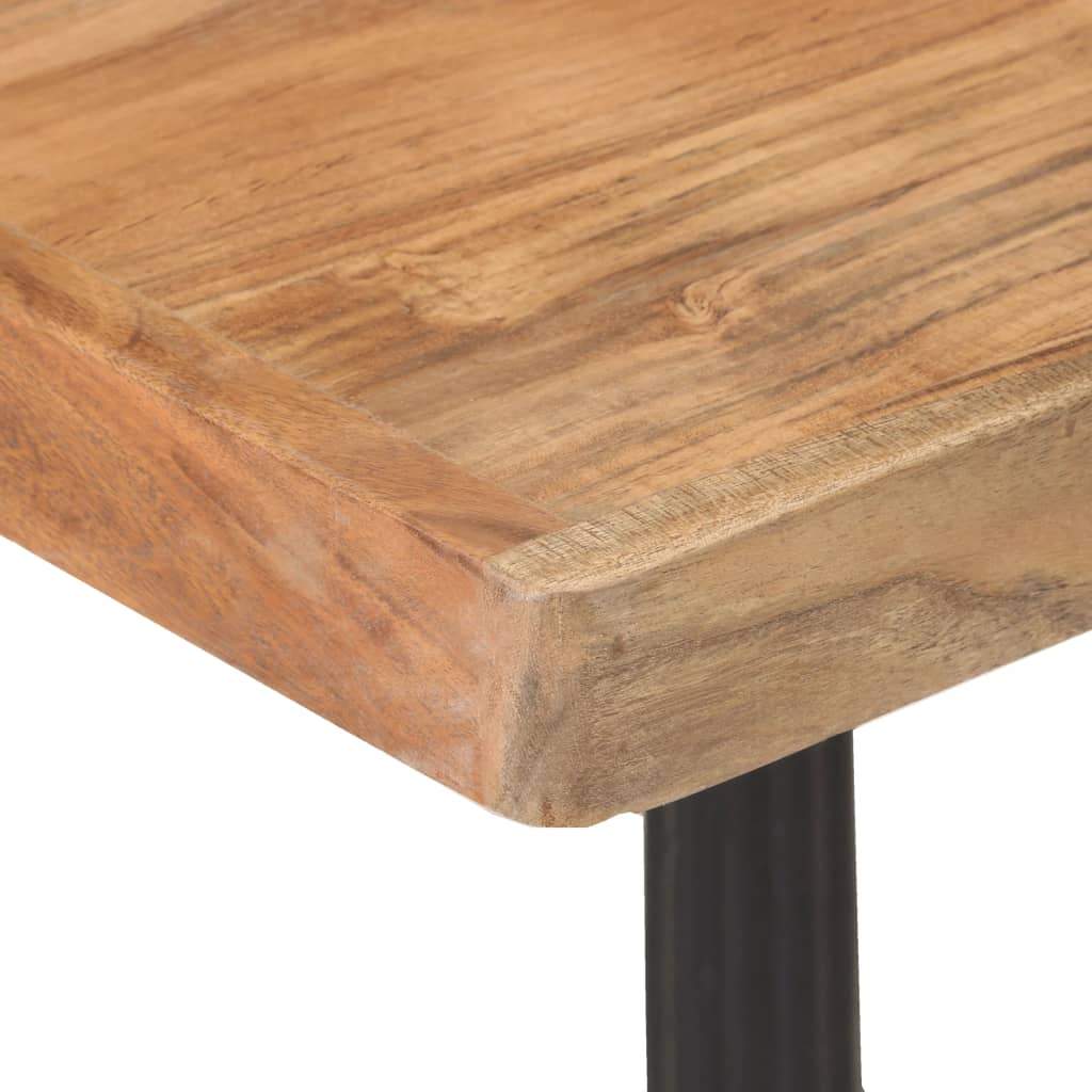 Mesa De Bistró Madera Maciza De Acacia 60x60x76 Cm_1