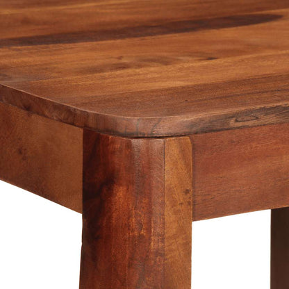Mesa Alta De Madera Maciza De Acacia 60x60x107 Cm_3