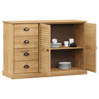 Aparador Con Cajones Vigo Madera Maciza Pino 113x40x75 Cm / Vetonek_2