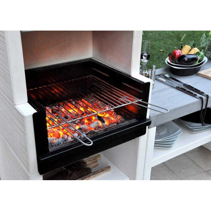 Barbacoa Venit Flex Carbón y Leña con bancada Tuozi