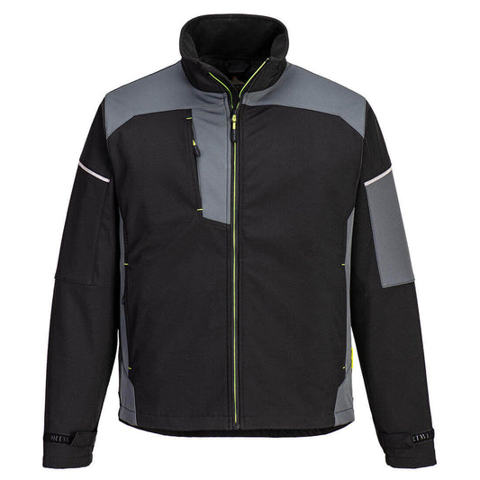 Chaqueta Softshell Pw3: Comodidad Y Protección En Climas Fríos / L / Negro-gris_0