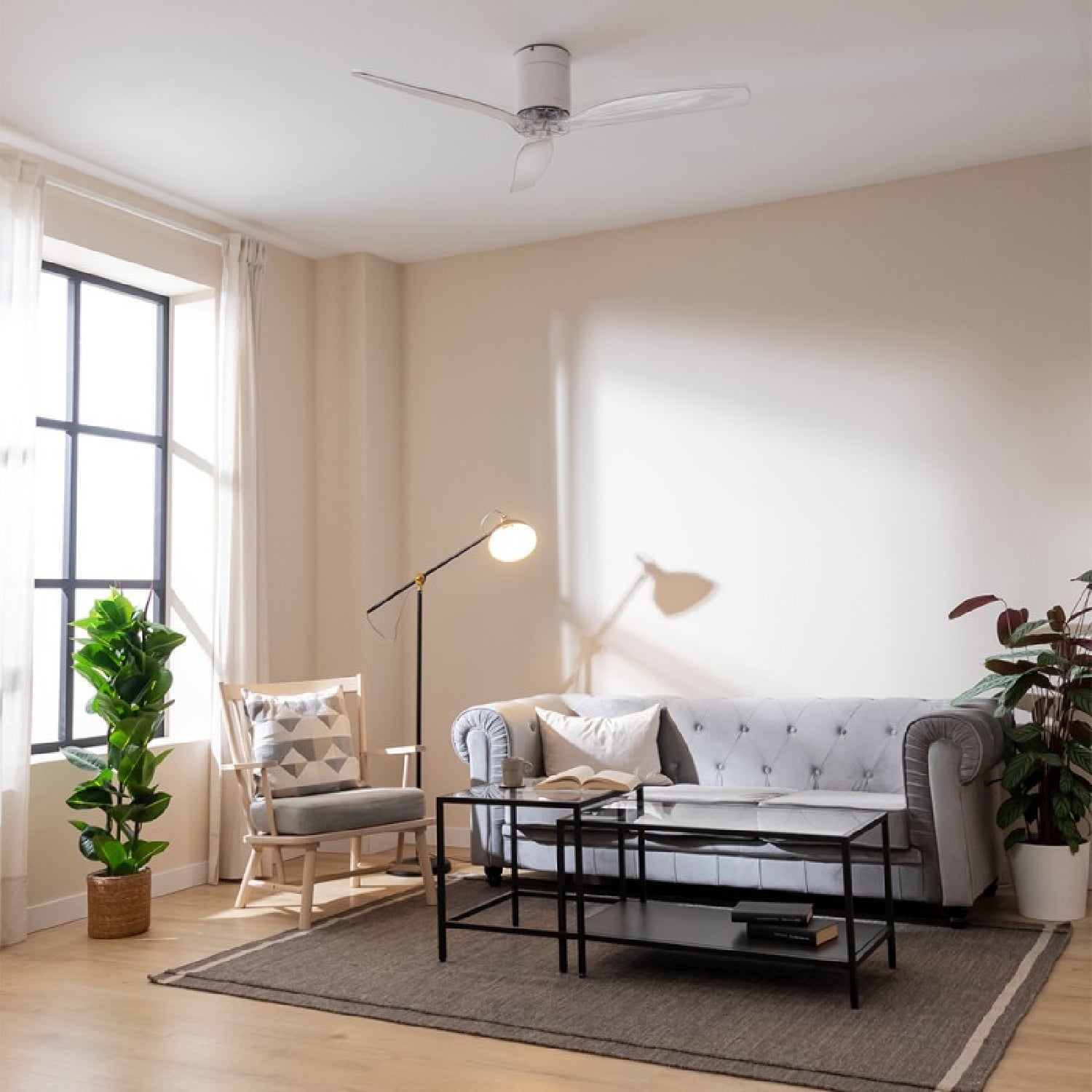 Cecotec Ventilador De Techo Sin Luz Energysilence Aero 5285 Whitetransparent Connected Cecotec_3