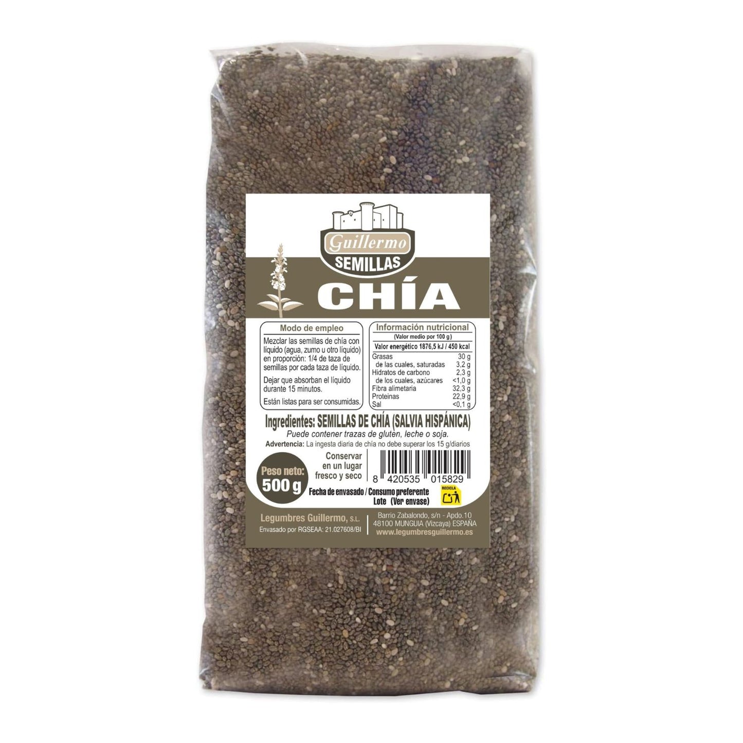 Semillas De Chía - 500 G_0