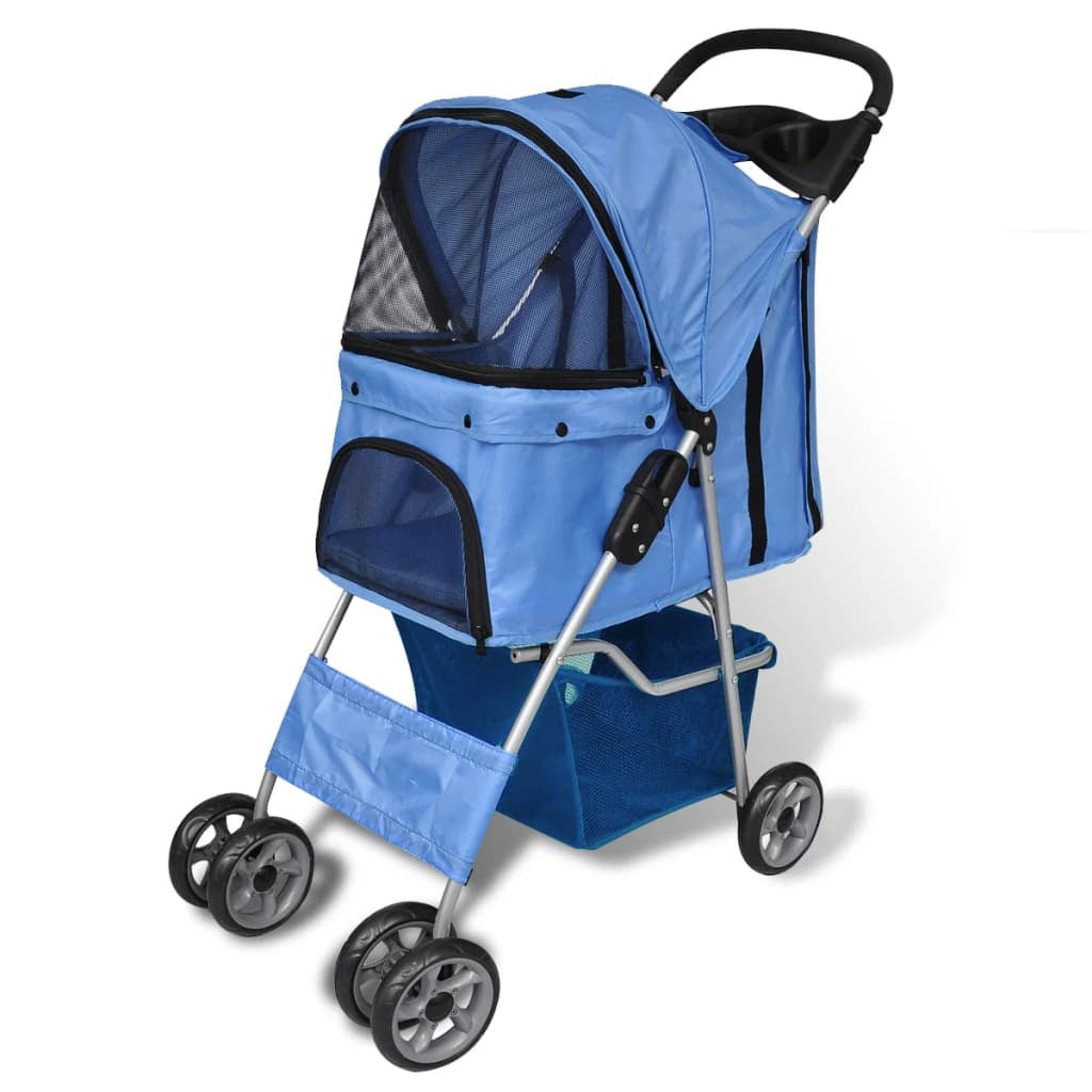 Vidaxl Cochecito Para Perros 15 Kg Azul_1