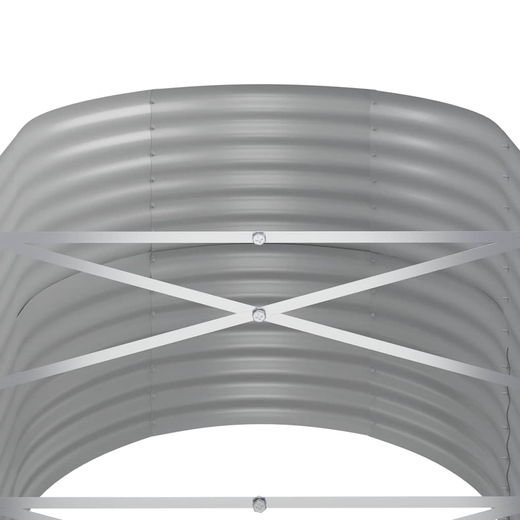Jardinera Arriate Acero Galvanizado Antracita 440x80x68 Cm_4