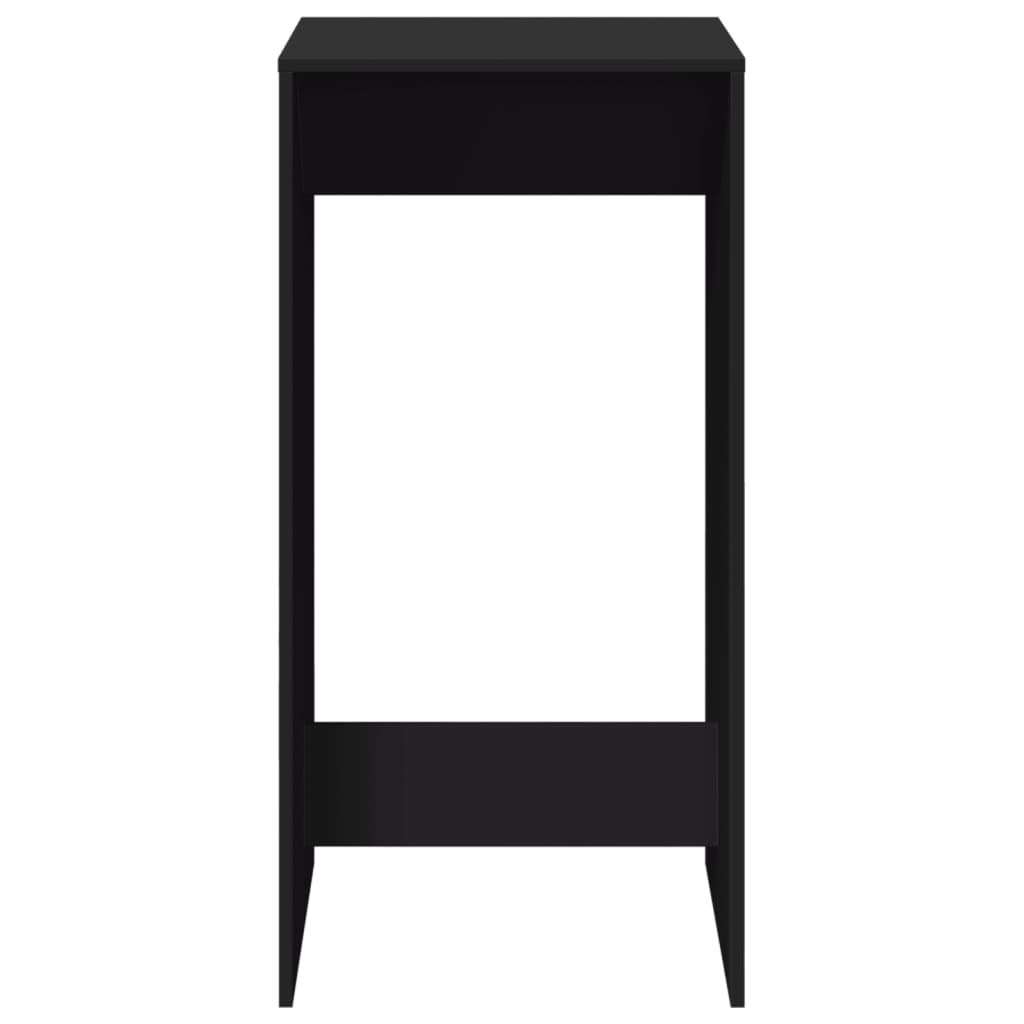Mesa Alta De Bar Madera De Ingeniería Negra 51x50x103,5 Cm_2