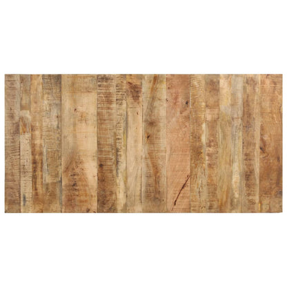 Mesa De Comedor De Madera De Mango Rugosa 160x80x76 Cm_1