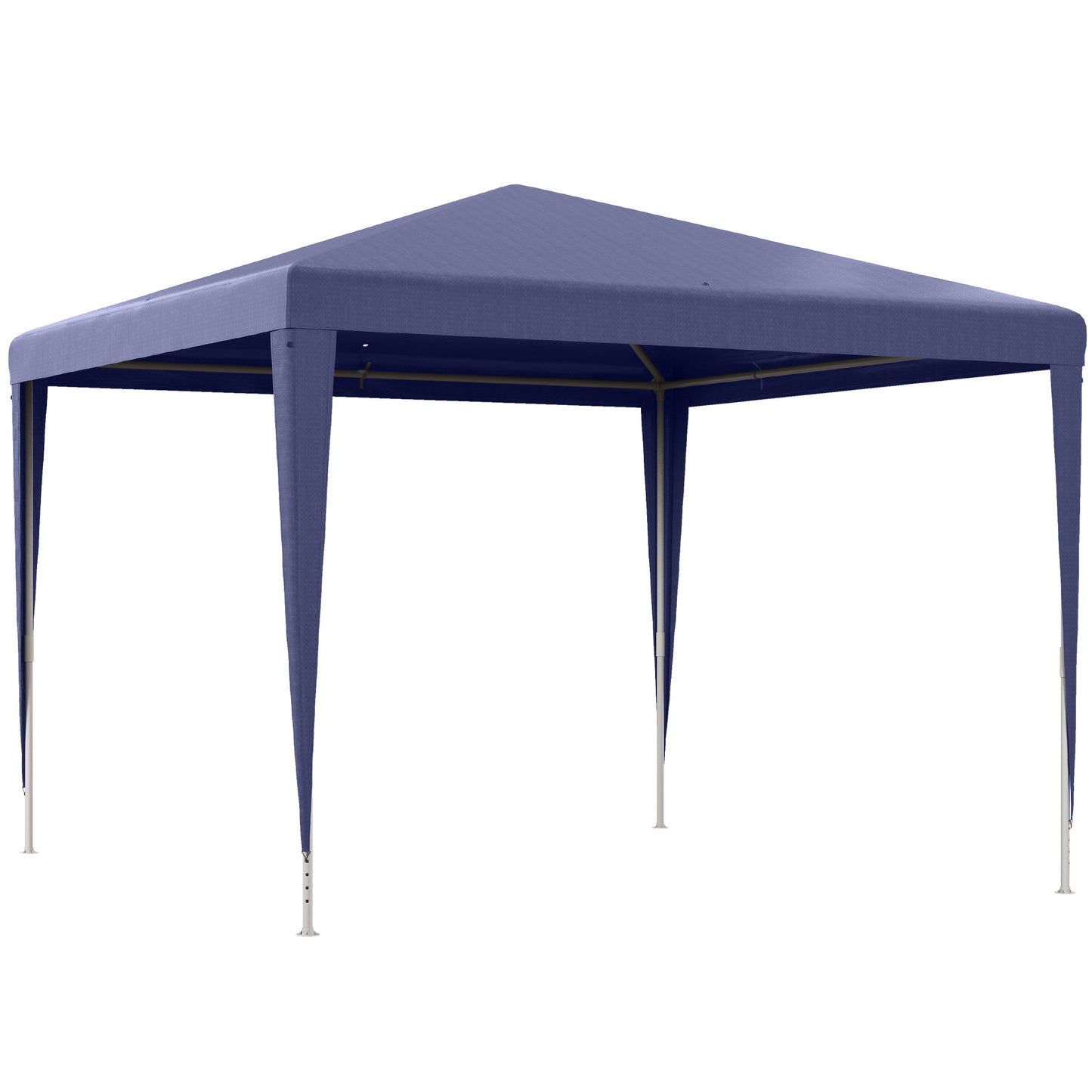 Outsunny Carpa Desmontable 3x3 M Con 4 Orificios De Drenaje Y Marco De Metal_0