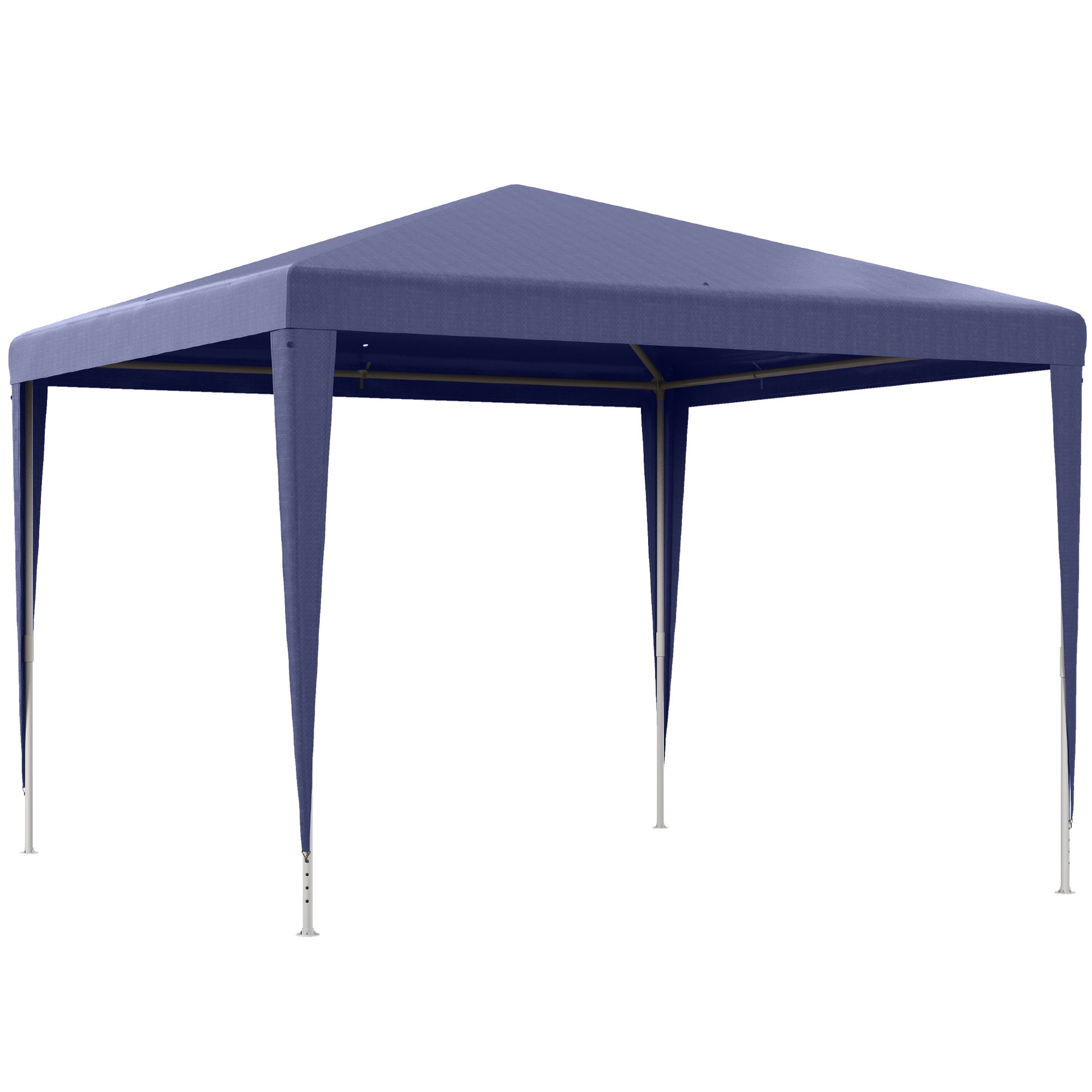 Outsunny Carpa Desmontable 3x3 M Con 4 Orificios De Drenaje Y Marco De Metal_0