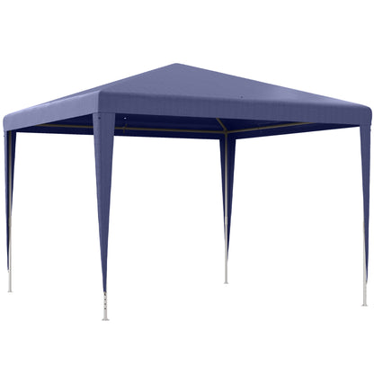 Outsunny Carpa Desmontable 3x3 M Con 4 Orificios De Drenaje Y Marco De Metal_0