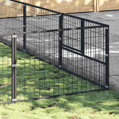 Perrera Acero 40 M² Negra_2