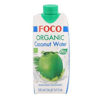 Agua de coco pura, 100% Natural Foco 500ml