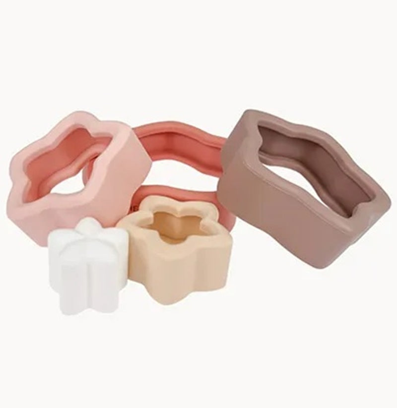 Estrella Apilable Sensorial Para Bebé De Silicona Orgánica Althea Living Multicolor_2