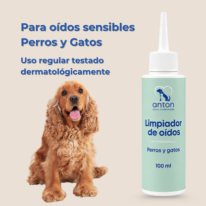 Limpiador natural para la higiene de oídos de perros y gatos – 100 ml_4