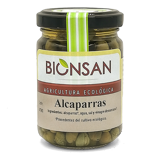 Alcaparras Ecológicas En Vinagre De Manzana De Proximidad 80g