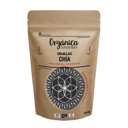 Semillas De Chía Bio 400g - Orgánica Superfoods_0