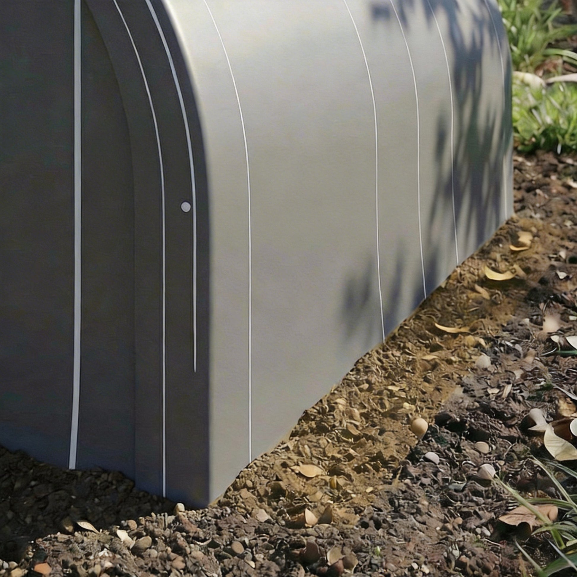 Outsunny Carpa Garaje 3x5 M Impermeable Con Puerta Enrollable Y Upf30+ Gris_3