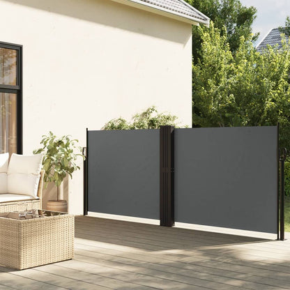 Vidaxl Toldo Lateral Retráctil Gris Antracita 140x1200 Cm_1