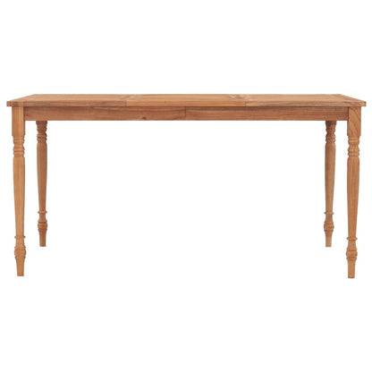 Mesa Batavia De Madera Maciza De Teca 150x90x75 Cm_0