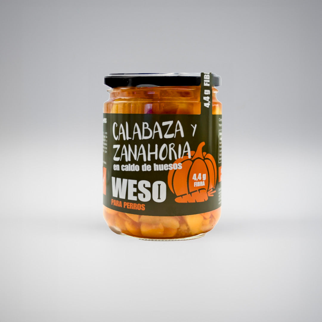 Caldo De Huesos De Ternera Con Calabaza Y Zanahoria - Suplemento De Fibra