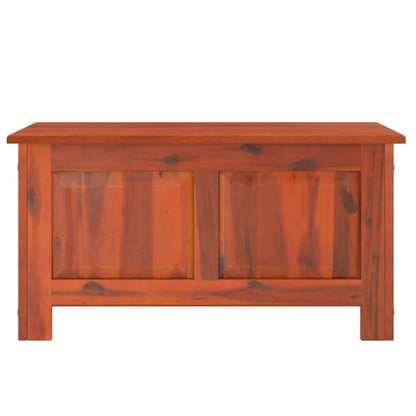 Baúl De Almacenamiento Con Tapa Madera Maciza De Acacia Marrón_3