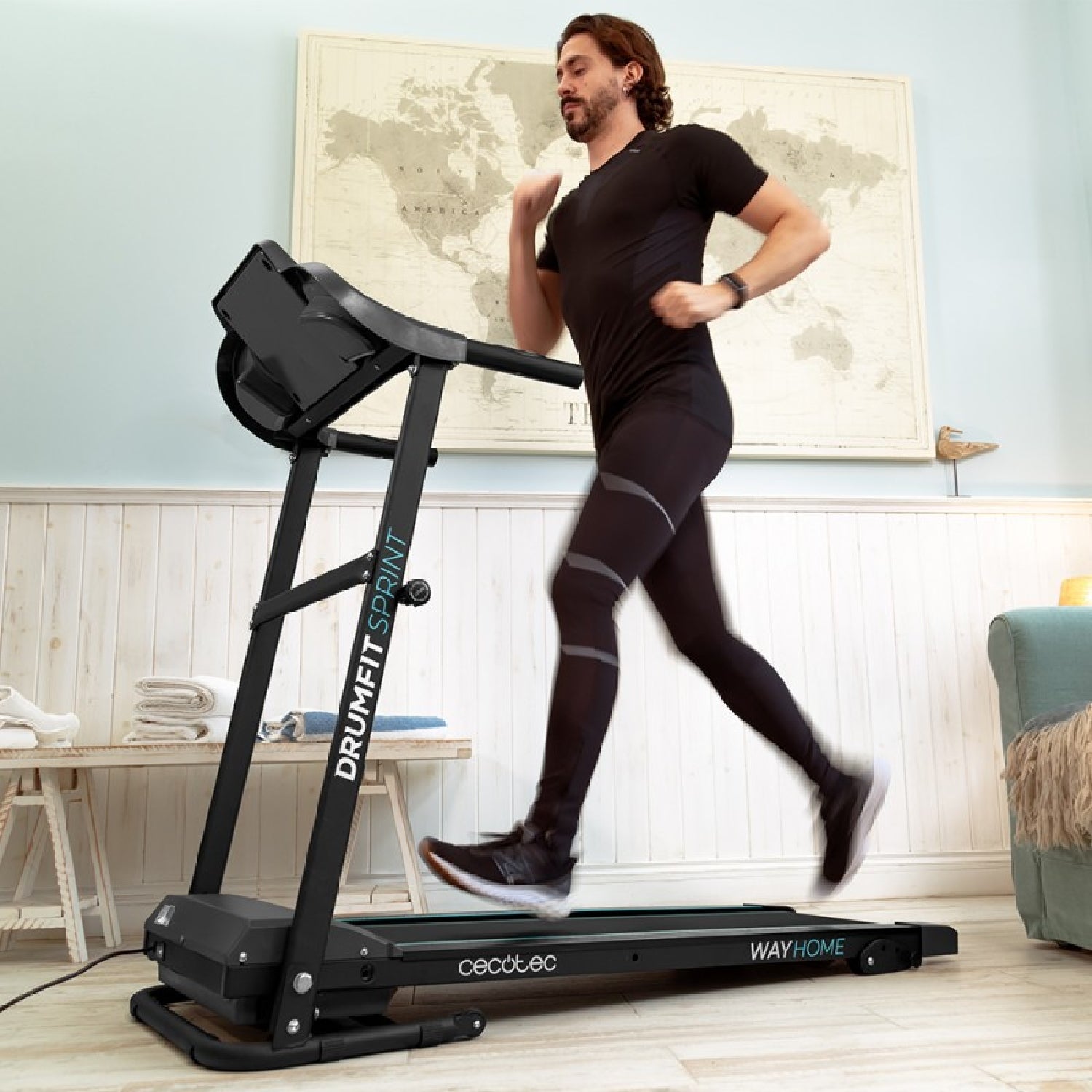 Cecotec Cinta De Correr Drumfit Wayhome 1400 Sprint_1