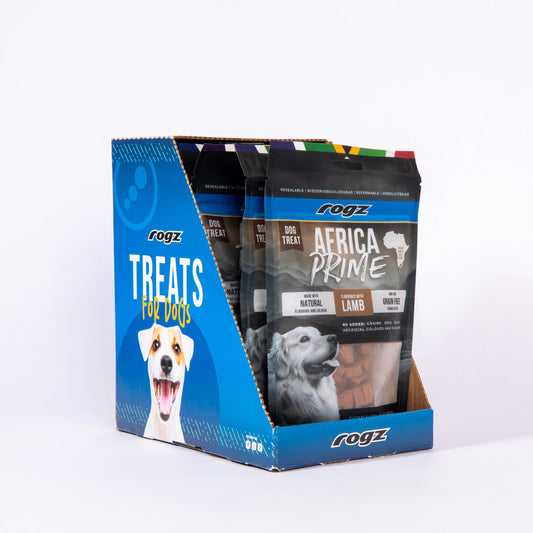 Rogz Snack Para Perros Sabor Cordero 6x100g Sin Cereales_0